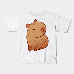 Capybara illustration Kids T-Shirt